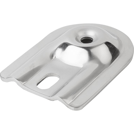 Kipp Plate For Levelling Feet, Form:D Stainless Steel, D=80 K0672.40802